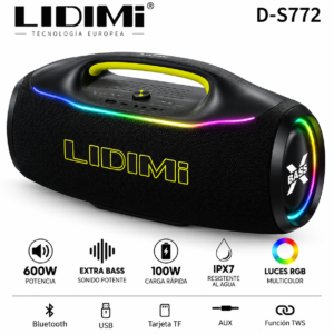 Parlante Portátil LIDIMI D-S772 Super 600W