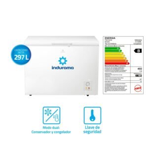 Congeladora Indurama CI-320BL Horizontal Blanco