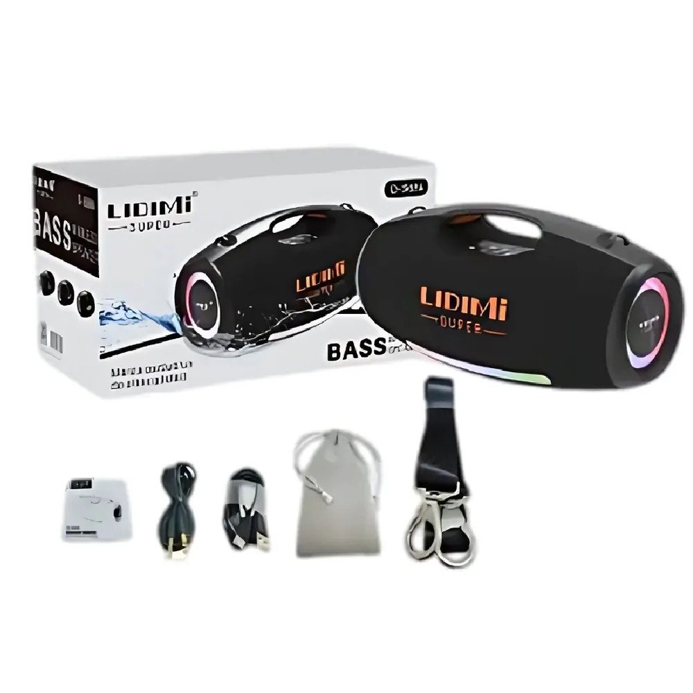 Parlante Portátil LIDIMI D-S684 Super 300W Bluetooth 5.3 X-Bass RGB - Imagen 4