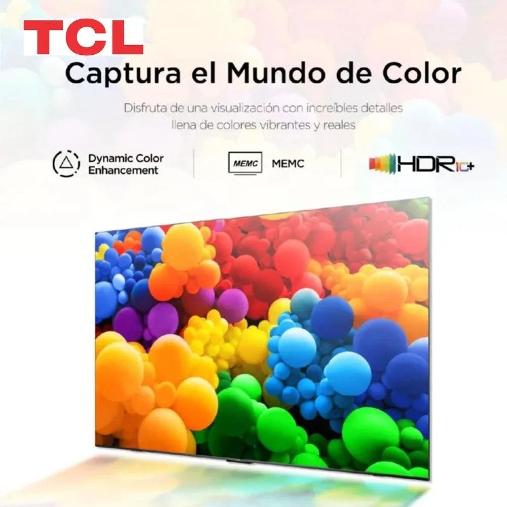TV TCL 55" LED 4K UHD Google TV 55V6C - Imagen 3